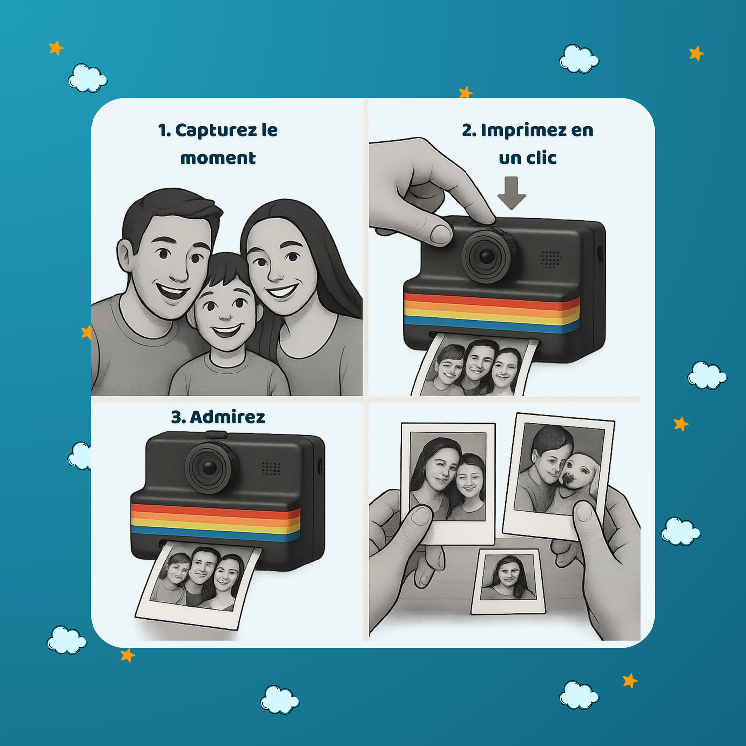 Caméra à Impression Instantanée